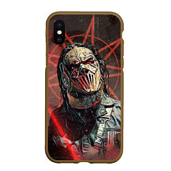 Чехол iPhone XS Max матовый Mick Thomson-Slipknot