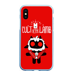 Чехол iPhone XS Max матовый Cult of the Lamb ягненок