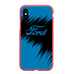 Чехол iPhone XS Max матовый Ford focus