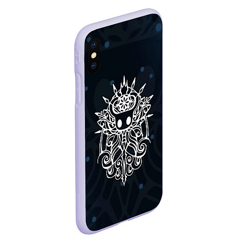 Чехол iPhone XS Max матовый HOLLOW KNIGHT - Grimm / 3D-Светло-сиреневый – фото 2