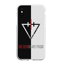 Чехол iPhone XS Max матовый The Devil wears prada - Логотип