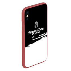 Чехол iPhone XS Max матовый Kingdom Come - Deliverance, цвет: 3D-красный — фото 2