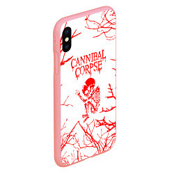 Чехол iPhone XS Max матовый Cannibal Corpse ветки, цвет: 3D-баблгам — фото 2