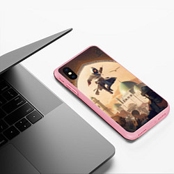 Чехол iPhone XS Max матовый Assassins Creed Mirage, цвет: 3D-баблгам — фото 2