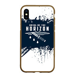 Чехол iPhone XS Max матовый Bring Me the Horizon рана