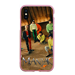 Чехол iPhone XS Max матовый Stray Kids Maniac