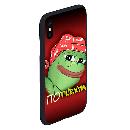 Чехол iPhone XS Max матовый Ricardo Pepe / 3D-Черный – фото 2