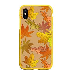 Чехол iPhone XS Max матовый Осенняя атмосфера