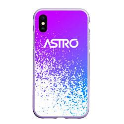 Чехол iPhone XS Max матовый Astro neon