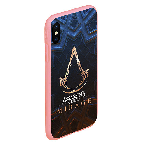 Чехол iPhone XS Max матовый Assassins creed mirage logo / 3D-Баблгам – фото 2