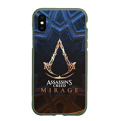 Чехол iPhone XS Max матовый Assassins creed mirage logo