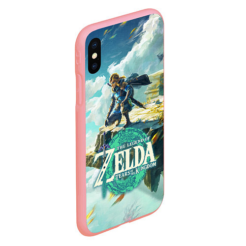 Чехол iPhone XS Max матовый The Legend of Zelda: Tears of the Kingdom Линк / 3D-Баблгам – фото 2