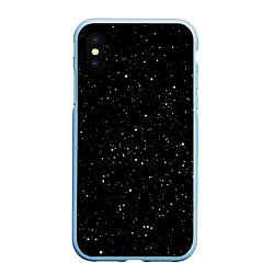 Чехол iPhone XS Max матовый Космический Снег