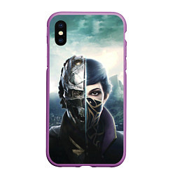 Чехол iPhone XS Max матовый Dishonored - Эмили Колдуин