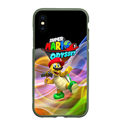 Чехол iPhone XS Max матовый Super Mario Odyssey - Hero turtle Koopa Troopa