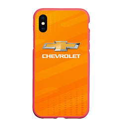 Чехол iPhone XS Max матовый Chevrolet абстракция