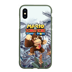 Чехол iPhone XS Max матовый Mario Donkey Kong - Nintendo - Gorilla