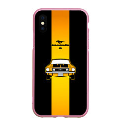 Чехол iPhone XS Max матовый Авто ford mustang