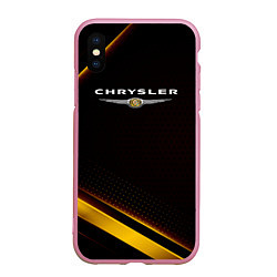 Чехол iPhone XS Max матовый Chrysler Абстракция