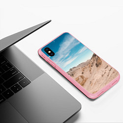 Чехол iPhone XS Max матовый Небо и песок, цвет: 3D-баблгам — фото 2