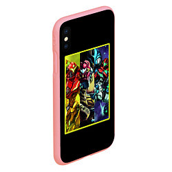 Чехол iPhone XS Max матовый Evangelion anime, цвет: 3D-баблгам — фото 2
