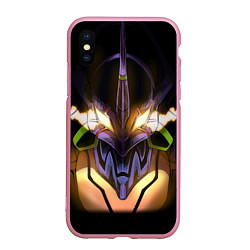 Чехол iPhone XS Max матовый Eva 01: Evangelion