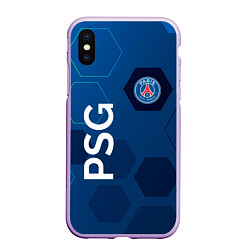 Чехол iPhone XS Max матовый PSG абстракция