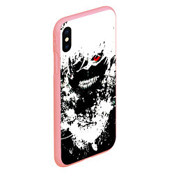 Чехол iPhone XS Max матовый Tokyo Ghoul Kaneki Ken paint, цвет: 3D-баблгам — фото 2