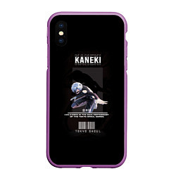 Чехол iPhone XS Max матовый Tokyo Ghoul: Kaneki Ken