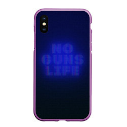 Чехол iPhone XS Max матовый No guns life tv