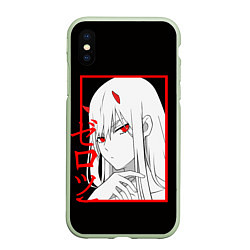 Чехол iPhone XS Max матовый Darling in the Franxx: 02