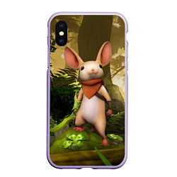 Чехол iPhone XS Max матовый Moss - мышонок
