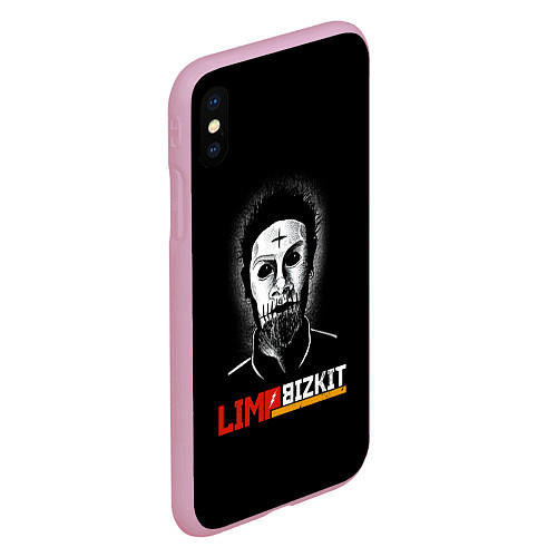 Чехол iPhone XS Max матовый Limp bizkit Wes Borland / 3D-Розовый – фото 2