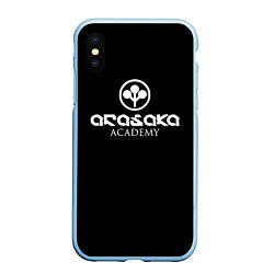 Чехол iPhone XS Max матовый Киберпанк - Arasaka Academy