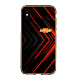 Чехол iPhone XS Max матовый Chevrolet art