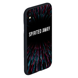 Чехол iPhone XS Max матовый Spirited Away infinity, цвет: 3D-черный — фото 2