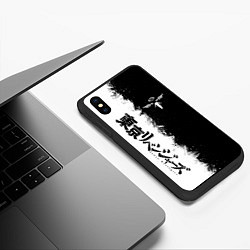 Чехол iPhone XS Max матовый Токийские мстители : Банда Вальгала, цвет: 3D-черный — фото 2