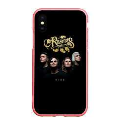 Чехол iPhone XS Max матовый The Rasmus rise, цвет: 3D-баблгам