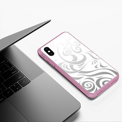 Чехол iPhone XS Max матовый Вальхалла - Токийские мстители, цвет: 3D-розовый — фото 2