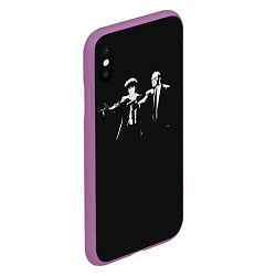 Чехол iPhone XS Max матовый Cowboy bebop, цвет: 3D-фиолетовый — фото 2