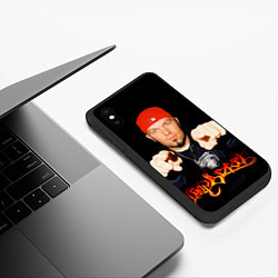 Чехол iPhone XS Max матовый Limp Bizkit, цвет: 3D-черный — фото 2