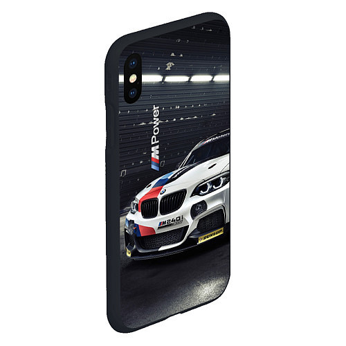 Чехол iPhone XS Max матовый BMW M 240 i racing - Motorsport / 3D-Черный – фото 2