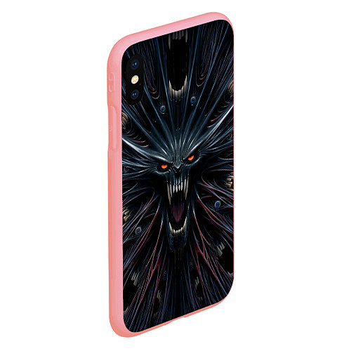 Чехол iPhone XS Max матовый Scream alien monster / 3D-Баблгам – фото 2