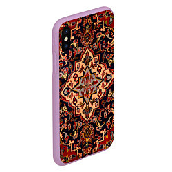 Чехол iPhone XS Max матовый Советский ковёр, цвет: 3D-сиреневый — фото 2