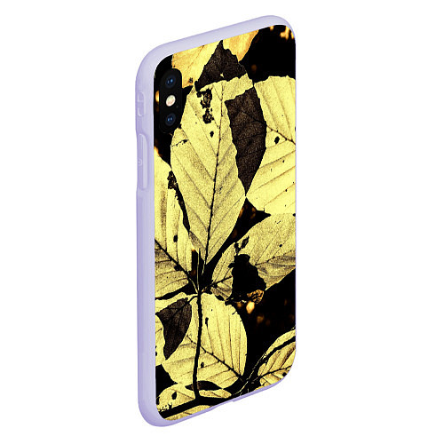 Чехол iPhone XS Max матовый Magic Аutumn / 3D-Светло-сиреневый – фото 2