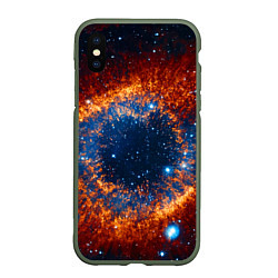Чехол iPhone XS Max матовый Космическое галактическое око