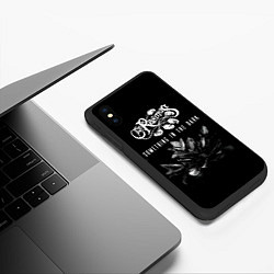 Чехол iPhone XS Max матовый Something in the Dark - The Rasmus, цвет: 3D-черный — фото 2