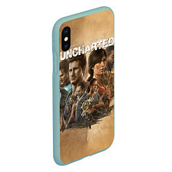 Чехол iPhone XS Max матовый Uncharted: Legacy of Thieves Collection, цвет: 3D-мятный — фото 2