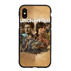 Чехол iPhone XS Max матовый Uncharted: Legacy of Thieves Collection, цвет: 3D-черный