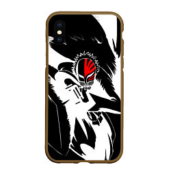 Чехол iPhone XS Max матовый Облик пустого - Bleach, цвет: 3D-коричневый